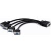 CABLE LFH60 M to 4xHD15 F analog