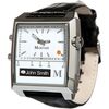 Martian Watches Passport & Black Leather Band