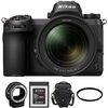Nikon Z 7 Mirrorless Digital Camera with 24-70mm Lens, FTZ Mount Adapter, and Bag Kit