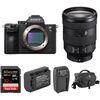 Sony Alpha a7 III Mirrorless Digital Camera with 24-105mm Lens and Accessories Kit