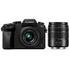 Panasonic Lumix DMC-G7 Mirrorless Micro Four Thirds Digital Camera with 14-42mm and 45-150mm Lenses (Black)