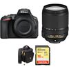 Nikon D5600 DSLR Camera with 18-140mm Lens and Accessory Kit