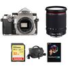 Pentax KP DSLR Camera with 16-85mm Lens and Accessories Kit (Silver)
