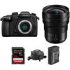 Panasonic Lumix DC-GH5 Mirrorless Micro Four Thirds Digital Camera with 8-18mm Lens and Accessories Kit
