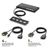 Belkin 4-Port Single Head DVI Modular Secure KVM Switch PP4.0 W/Remote