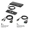 Belkin 2-Port Single Head HDMI Modular Secure KVM Switch PP4.0 W/Remote