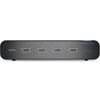 Belkin 4-Port Dual Head DP/HDMI to DP/HDMI Video Secure Desktop KVM Switch, No CAC PP4.0