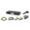 Iogear 2-Port 4K Dual View KVMP Switch with HDMI Connection, USB 3.0 Hub and Audio (TAA)