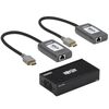Tripp Lite 2-Port HDMI over Cat6 Extender Kit, Splitter/2x Pigtail Receivers - 4K 60 Hz, HDR, 4:4:4, PoC, 230 ft. (70.1 m), TAA
