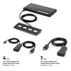 Belkin 4-Port Single Head DP Modular Secure KVM Switch PP4.0 W/ Remote