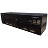 SmartAVI Dual DVI-D, Stereo Audio, USB 2.0/1.1, RS-232 Multimode Fiber Extender up to 1, 500 ft
