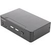 Startech 2 Port HDMI KVM Switch with 2 Port USB 3.0 Hub 5Gbps - Hotkey/Push Button - Ultra HD 4K 60Hz HDR10 HDMI 2.0 (3840x2160) - HDCP 2.2 - EDID, HDCP Emulation - Front Facing USB 3.0 Port - 4x USB HID - 2 or 7.1ch Audio - OS Independent - 2 Year Warr