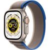 Apple Watch Ultra (GPS + Cellular) 49mm Titanium Case with Blue/Gray Trail Loop - M/L - Titanium