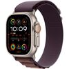 Apple Watch Ultra 2 (GPS + Cellular) 49mm Titanium Case with Indigo Alpine Loop - Medium - Titanium MRET3