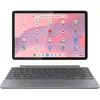 Lenovo - Duet 11 Chromebook - 11" 2K LCD Touchscreen 2-in-1 Tablet - MediaTek Kompanio - 4GB Memory - 128GB - eMMC with keyboard - Luna Gray