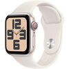 Apple Watch SE (2nd Gen) [GPS 44mm] Smartwatch with Starlight Aluminum Case with Starlight Sport Band M/L. Fitness and Sleep Trackers, Crash Detection, Heart Rate Monitor, Retina Display, Velicina sata: 44mm Case + Medium/Large band, Color: Starlight Aluminum Case with Starlight Sport Band