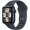 Apple Watch SE (2nd Gen) [GPS 40mm] Smartwatch with Midnight Aluminum Case with Midnight Sport Band S/M. Fitness and Sleep Trackers, Crash Detection, Heart Rate Monitor, Retina Display, Velicina sata: 40mm Case + Small/Medium band, Color: Midnight Aluminum Case with Midnight Sport Band