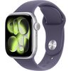 Apple Watch Series 11 [GPS 42mm] Smartwatch with Silver Aluminum Case with Purple Fog Sport Band - S/M. Sleep Score, Fitness Tracker, Health Monitoring, Always-On Display, Water Resistant MEU64RK/A, Velicina sata: 42mm case + Small/Medium band, Color: Silver Aluminum Case w/ Purple Fog Sport Band