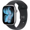 Apple Watch Series 11 [GPS 46mm] Smartwatch with Space Gray Aluminum Case with Black Sport Band - M/L. Sleep Score, Fitness Tracker, Health Monitoring, Always-On Display, Water Resistant MEV44RK/A, Velicina sata: 46mm case + Medium/Large band, Color: Space Gray Aluminum Case w/ Black Sport Band