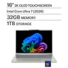 Acer - Swift Go 16 AI - Copilot+ PC - 16" OLED WQXGA Touch Laptop - Intel Core Ultra 7 355 2026 - 32GB Memory &ndash; 1TB Storage - Vapor Silver