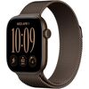 Apple Watch Series 12 GPS 42mm Smartwatch Dark Bronze Aluminum Case, Dark Bronze Milanese Loop. Health + Fitness + Sleep Tracking, Heart Rate, Safety, Velicina sata: 42mm, Color: Dark Bronze Aluminum w/ Dark Bronze Milanese Loop