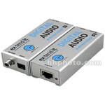 Gefen Digital Audio Extender S/PDIF or TOSLink Digital Audio Sender With Receiver - Transfers Signals Over Network Cables