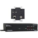 Aurora Multimedia DXW-2EUH Wall Plate with HDBaseT & USB CAT Extenders (Black)