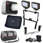 Blackmagic Design Cinema Camera MFT Mount Kit with Handgrips & LED Lights