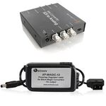 Blackmagic Design Mini Converter SDI to Analog w/ Switronix Powertap Converter Cable Kit