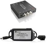 Blackmagic Design Mini Converter Audio to SDI w/ Switronix Powertap Converter Cable