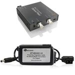 Blackmagic Design Mini Converter Optical Fiber w/ Switronix Powertap Converter Cable Kit