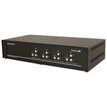 SmartAVI 4-Port DVI-D Matrix KVM Switch with Audio and USB 2.0 Support (4 Users)
