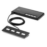 Belkin 4-Port Single Head Modular Secure KVM Switch Base Unit PP4.0 W/Remote