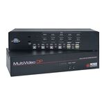 Rose Electronics Multivideo DP, 4 Port Quad_Head Dsiplay Port KVM Swich, DP+USB+Audio DP Input, HDMI