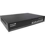 SmartAVI 4-Port DVI-D/USB KVM Switch with Multiview Preview Screen and USB 2.0 / Audio Support.