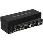 Bytecc 2x1 DP 1.2 & USB 2.0 KVM Switch 4K2K Support DP++