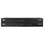 Raritan Dual-monitor MasterConsole Digital CAT5 KVM Switch, 4-port, one user, DVI+USB+Audio console
