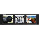 Marshall Electronics V-R573P Triple 5.7" Full Color Active Matrix LCD Panel