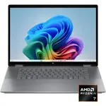 HP - OmniBook X Flip 2-in-1 - Copilot+ PC - 16" 2K Touch-Screen Laptop - AMD Ryzen AI 7 - 24GB Memory - 1TB SSD - Meteor Silver