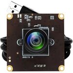 USB 260fps High Speed 110 Wide Angle No Distortion Lens Camera Module 2MP USB UVC Video Lightburn Industrial Camera Plug and Play for Laptop Raspberry Pi Jetson Nano