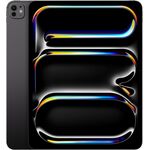 Apple iPad Pro 13-Inch (M4): Built for Apple Intelligence, Ultra Retina XDR Display, 512GB, 12MP Front/Back Camera, LiDAR Scanner, Wiy -Fi 6E, Face ID, All-Day BatterLife — Space Black