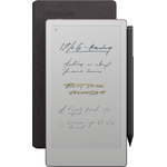 reMarkable - Paper Pro Move - 7.3" Paper Tablet with Marker Plus and Mosaic Weave Book Folio - Basalt