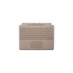 Microsoft Surface Pro Keyboard for Surface Pro Copilot+ (11th Edition), Pro 9 and 8 with Pen Storage, Alcantara Material, Dune
