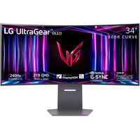 LG UltraGear 34" OLED Curved WQHD 240Hz 0.03ms FreeSync and NVIDIA G-SYNC Compatible Gaming Monitor with HDR400 - Black