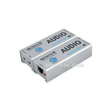 Gefen AUD-1000 Stereo Analog Bidirectional Audio Extender, Sender With Receiver - Transfers Signals Over Network Cables