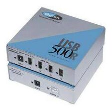 Gefen USB-500 USB 1:4 Extender, Sender with Receiver - Transfers Signals Over Fiber Optic Cables
