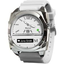 Top ponuda Martian Watches Victory Watch (White Back Plate, Silver Case, & White Band) - LaptopPlaza uvoz i distribucija laptopova, projektora i druge IT opreme