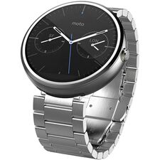 Motorola Moto 360 Smartwatch (Stainless Steel with Light Finish)