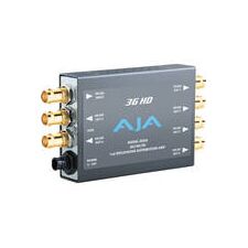 AJA 3GDA 1x6 3G/HD/SD-SDI Re-Clocking Distribution Amp with DWP