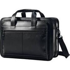 Samsonite Leather Expandable Business Case (Black)